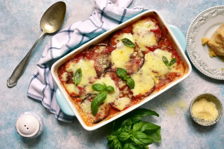 Aubergine à la Parmigiana