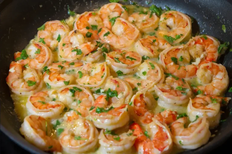 Crevettes au beurre à l’ail
