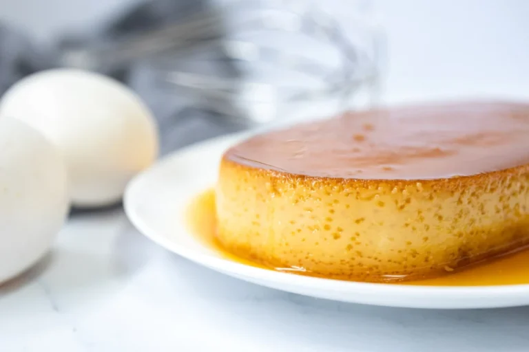Flan à la Mangue