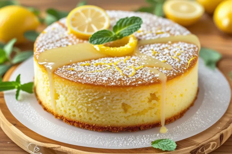 Gâteau Moelleux au Citron