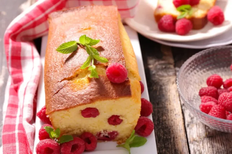 gâteau léger à la framboise