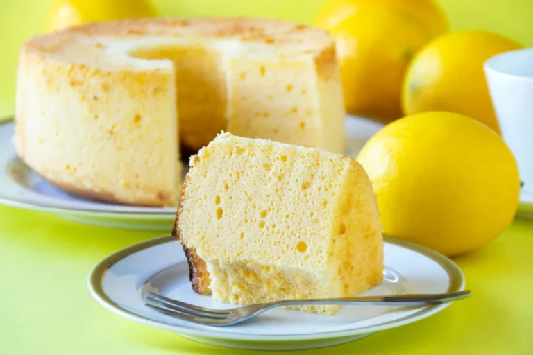 Gâteau mousseline au citron