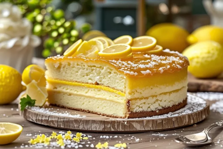 Le Gâteau au Citron le Plus Fondant