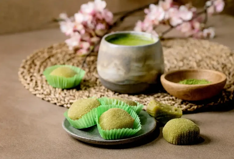 mochi au thé matcha
