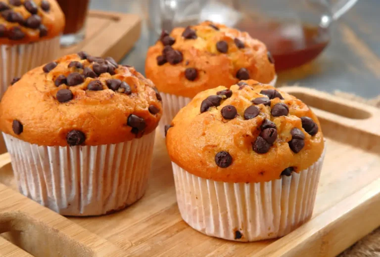 muffins aux pépites de chocolat