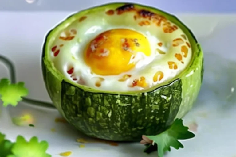 œuf cocotte en courgette