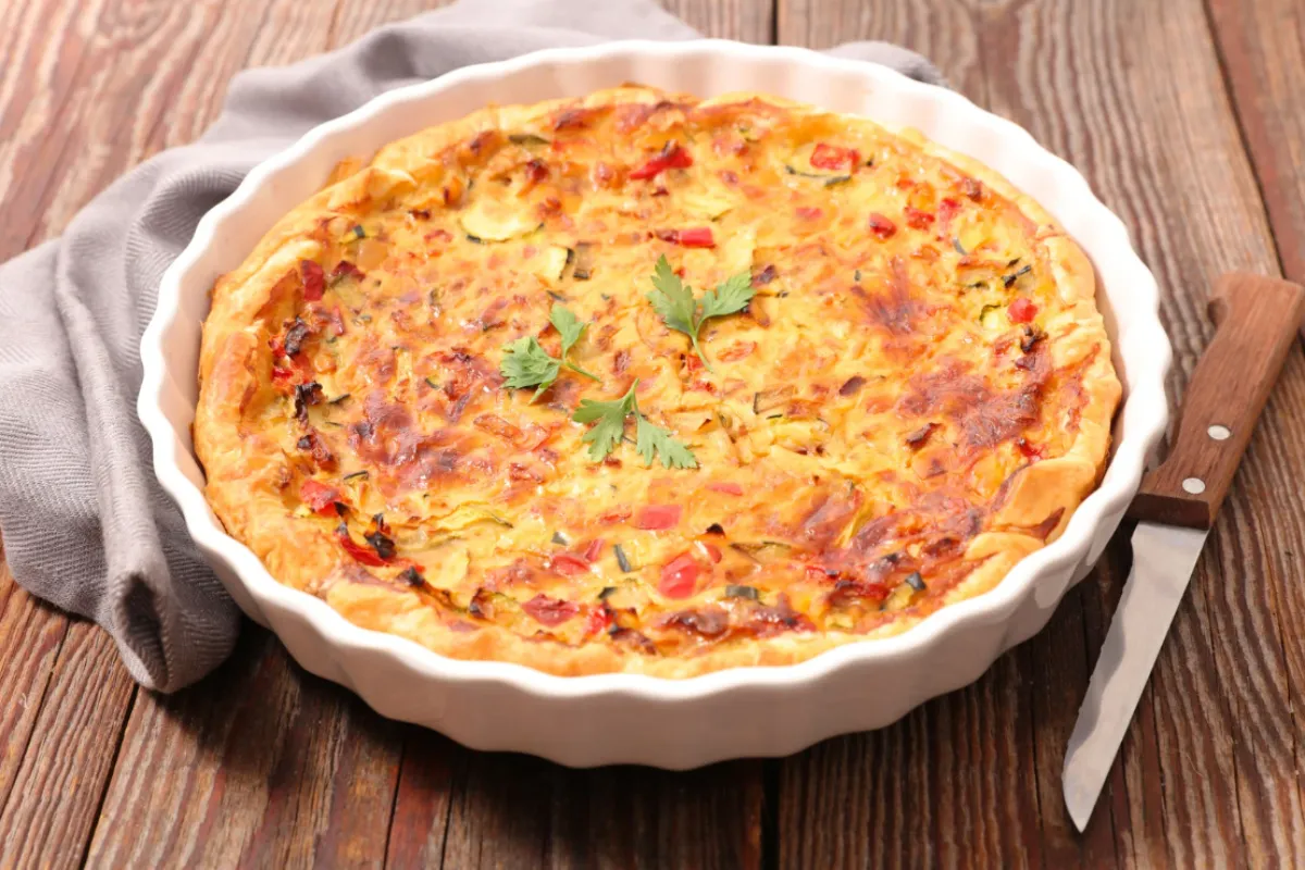 quiche sans pâte au thon