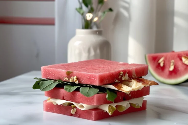 Sandwich à la Pastèque : La Recette Estivale Surprenante Qui Fait Fureur sur TikTok!