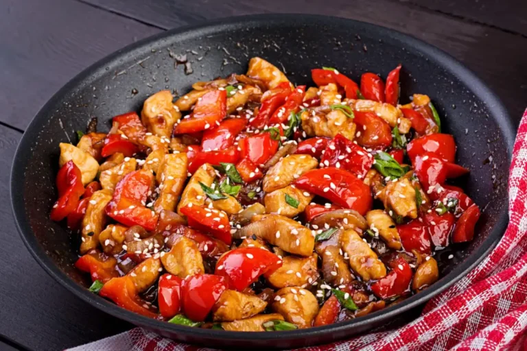 Sauté de Poulet aux Poivrons