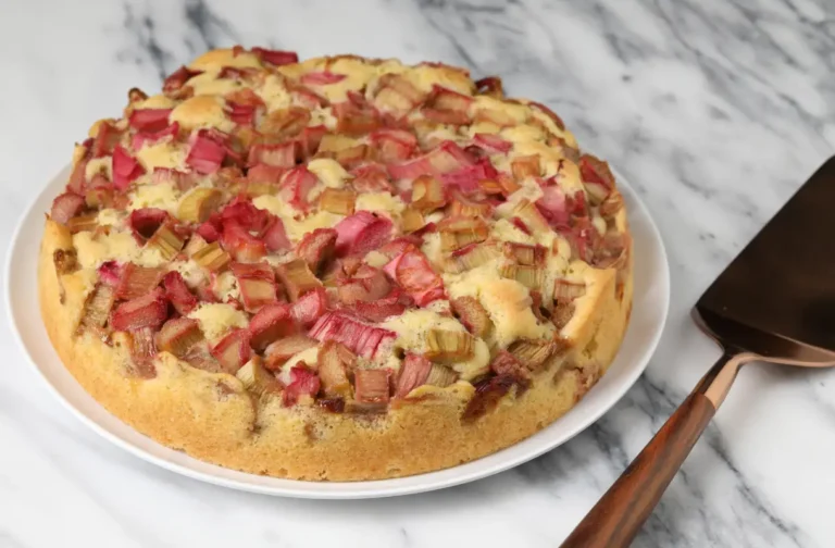 tarte à la rhubarbe