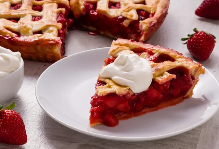 tarte aux fraises avec treillis