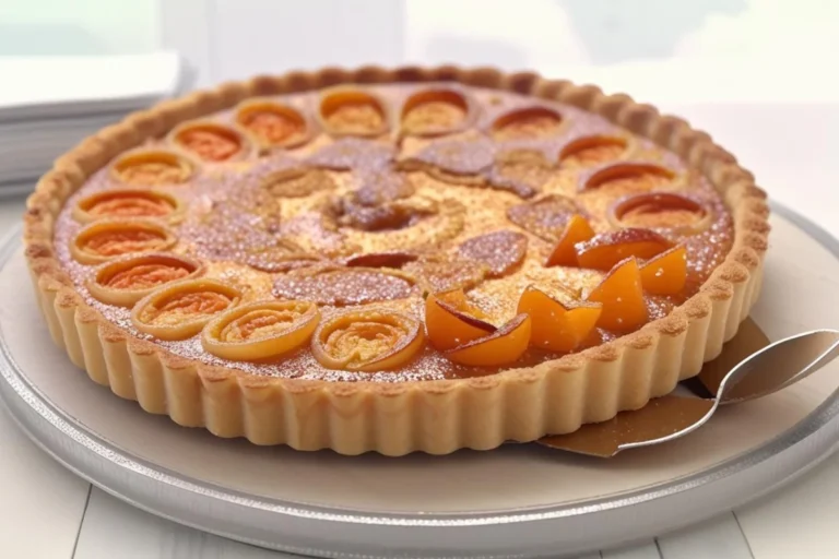 Tarte normande aux abricots