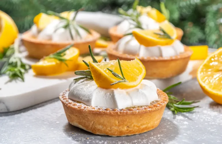 tartelettes orange et romarin