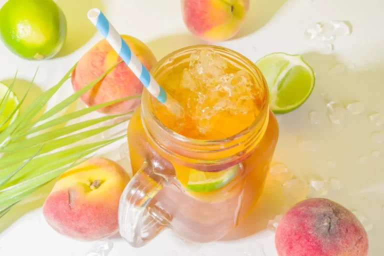 Thé Glacé Maison à la Pêche