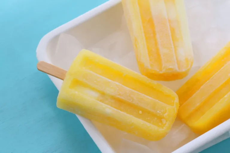 bâtonnets glacés à l’abricot