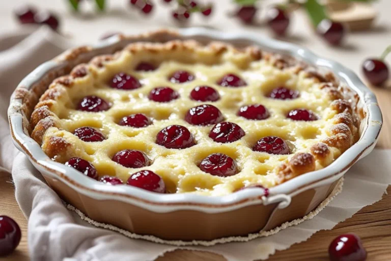 clafoutis aux cerises et vanille