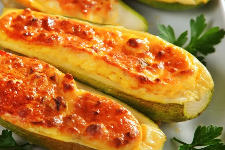 courgettes farcies aux tomates et mozzarella