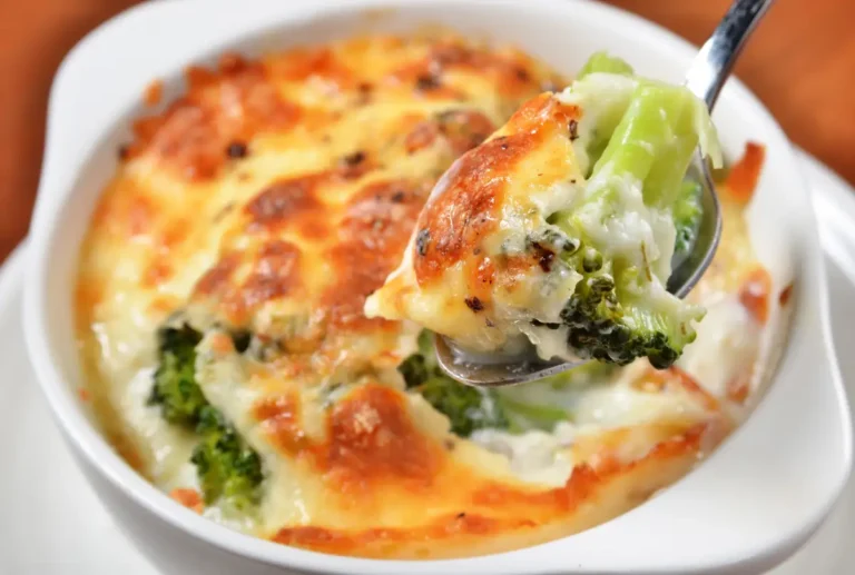 Gratin de Brocolis au Fromage
