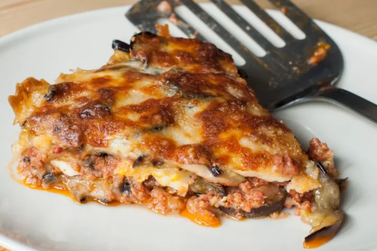 lasagnes d’aubergines à la tomate et Mozzarella