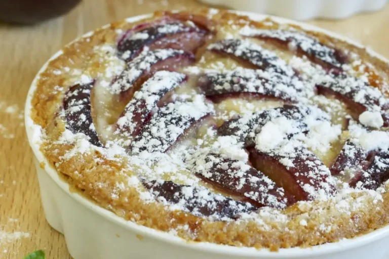 tarte briochée aux prunes