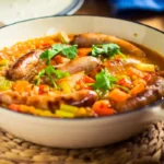 Saucisses aux lentilles