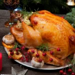 Chapon de Noël Farci