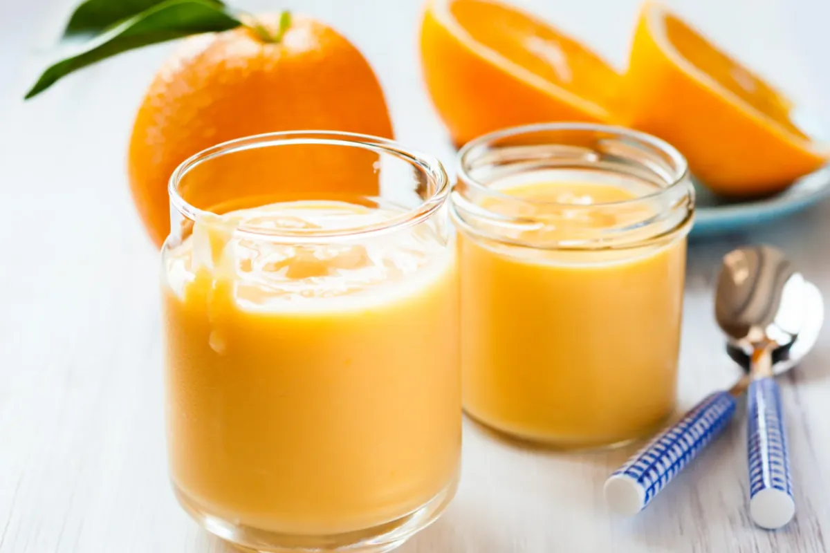Crème dessert à l’orange