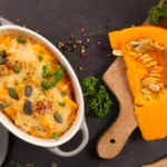 Gratin de butternut crémeux et gratiné