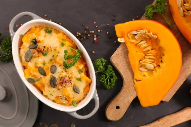 Gratin de butternut crémeux et gratiné
