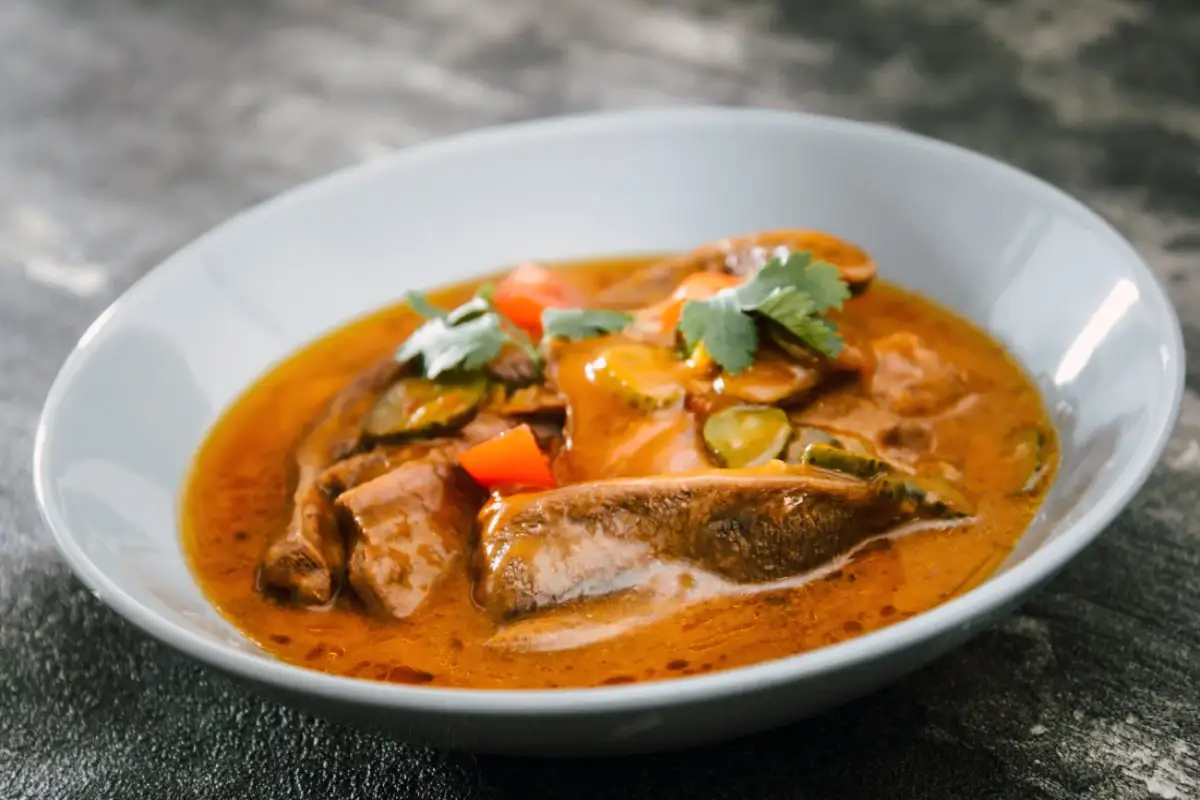 Langue de boeuf sauce piquante