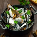 Moules à la crème onctueuses