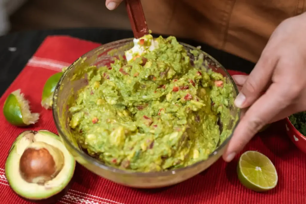 Préparation de guacamole
