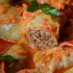 chou farci à la viande hachée